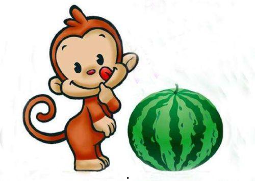 猴子吃瓜 美术教案,趣味美术课堂实践探索